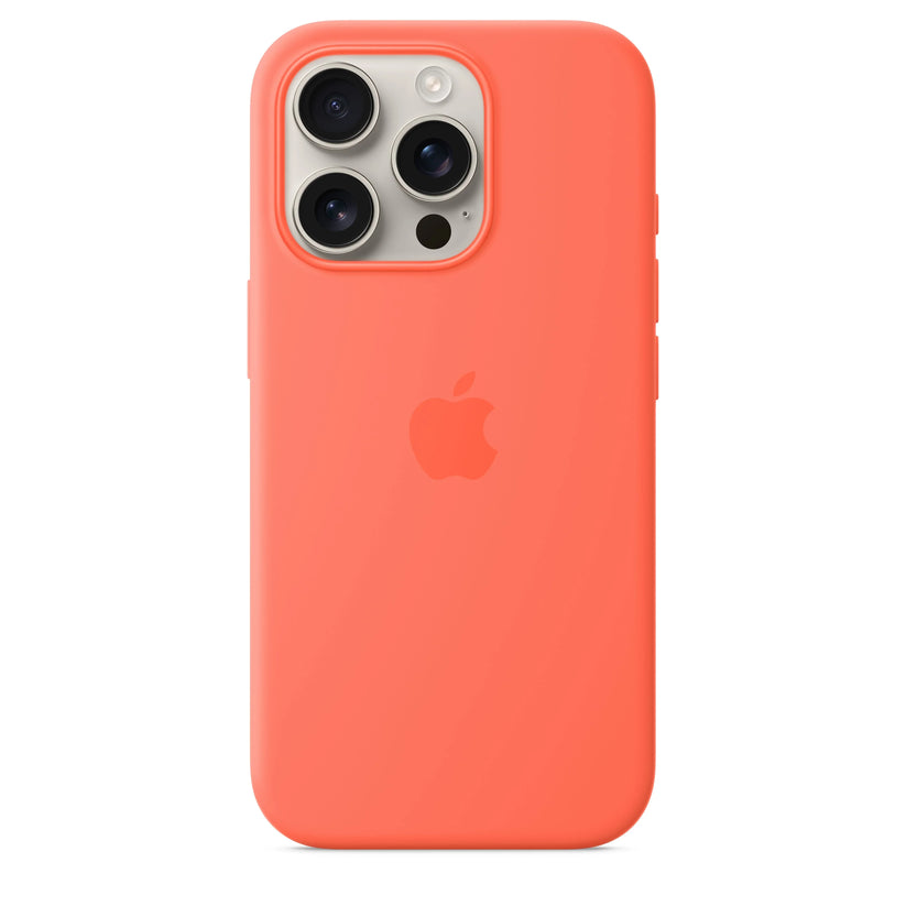 iPhone 16 Pro Silicone Case sa MagSafe-om - Tangerine - iSTYLE RS