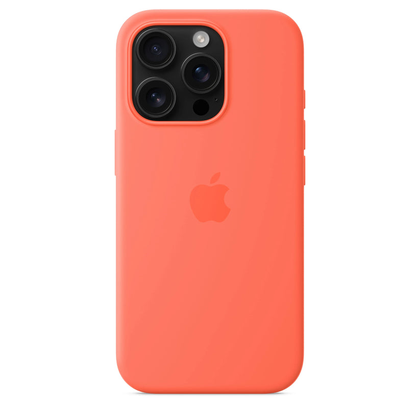 iPhone 16 Pro Silicone Case sa MagSafe-om - Tangerine - iSTYLE RS