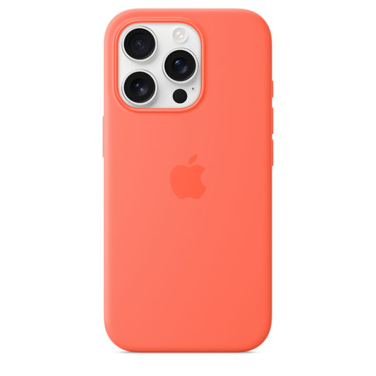iPhone 16 Pro Silicone Case sa MagSafe-om - Tangerine - iSTYLE RS
