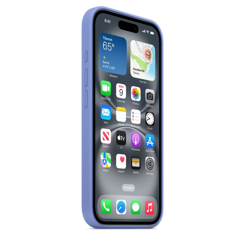 iPhone 16 Silicone Case sa MagSafe-om – Periwinkle - iSTYLE RS