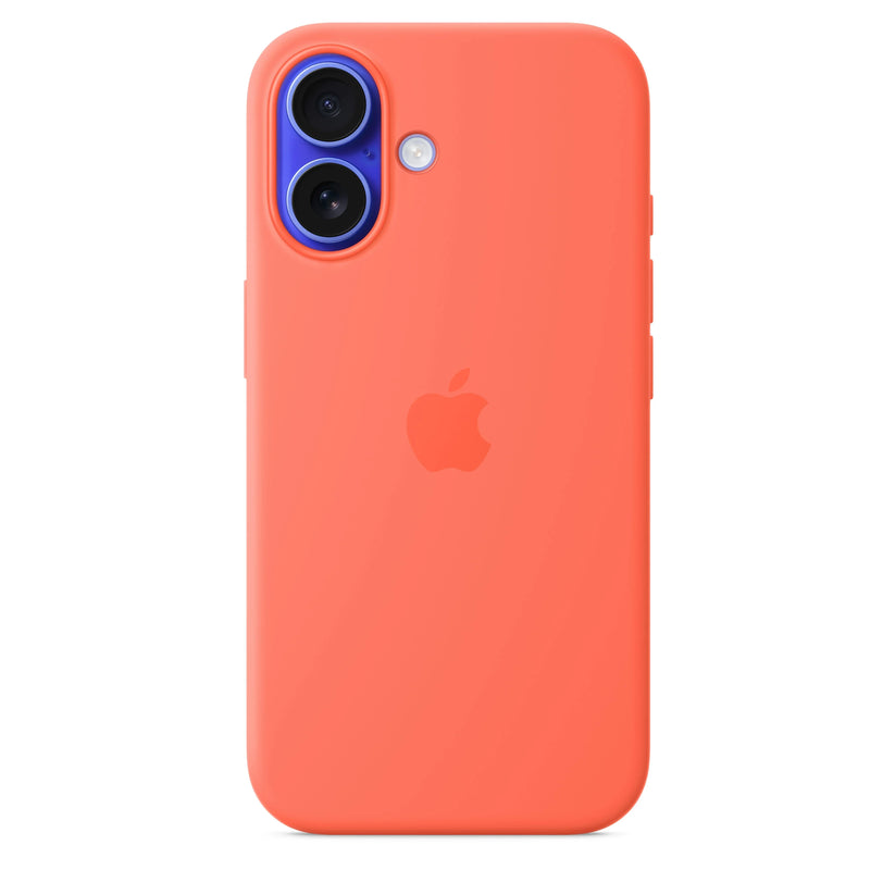 iPhone 16 Silicone Case sa MagSafe-om – Tangerine - iSTYLE RS