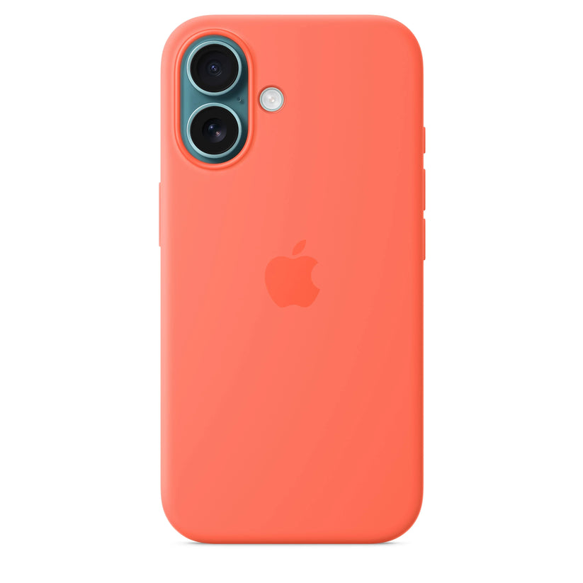 iPhone 16 Silicone Case sa MagSafe-om – Tangerine - iSTYLE RS