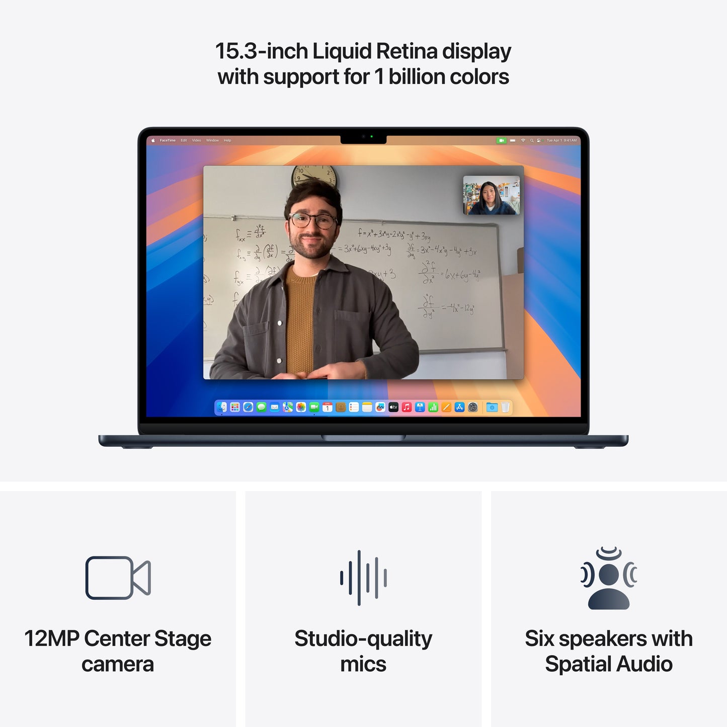 15-inčni MacBook Air M4 sa 10-jezgarnim CPU-om, 10-jezgarnim GPU-om, 16GB objedinjene memorije i 512GB SSD - Midnight - iSTYLE RS