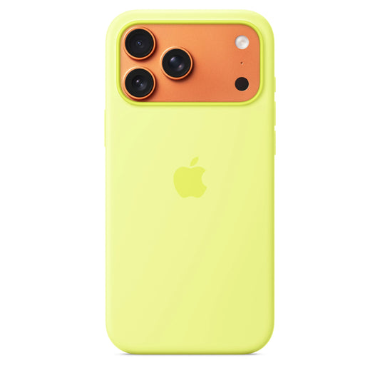 iPhone 17 Pro Max Silicone Case with MagSafe – Neon Yellow - iSTYLE RS