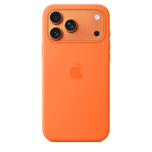 iPhone 17 Pro Max Silicone Case with MagSafe – Orange - iSTYLE RS