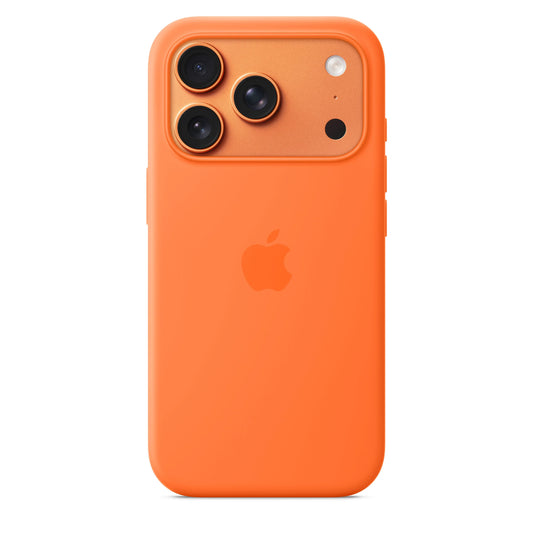 iPhone 17 Pro Silicone Case with MagSafe – Orange - iSTYLE RS