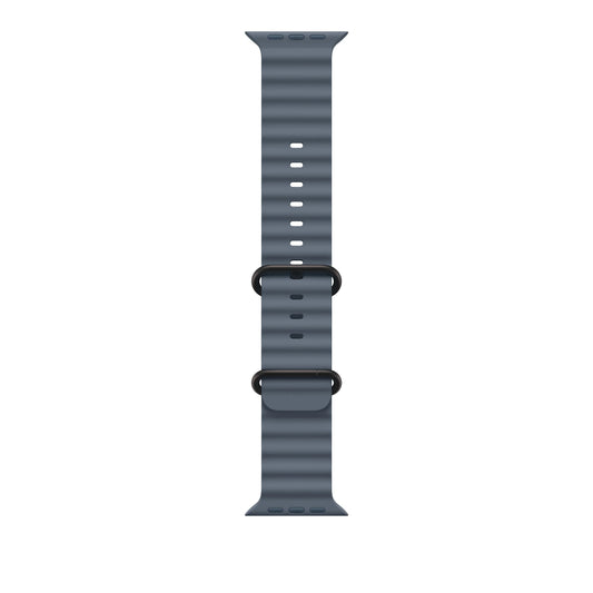 49mm Anchor Blue Ocean Band - Black Titanium Finish - iSTYLE RS