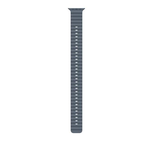 49mm Anchor Blue Ocean Band Extension - Natural Titanium Finish - iSTYLE RS