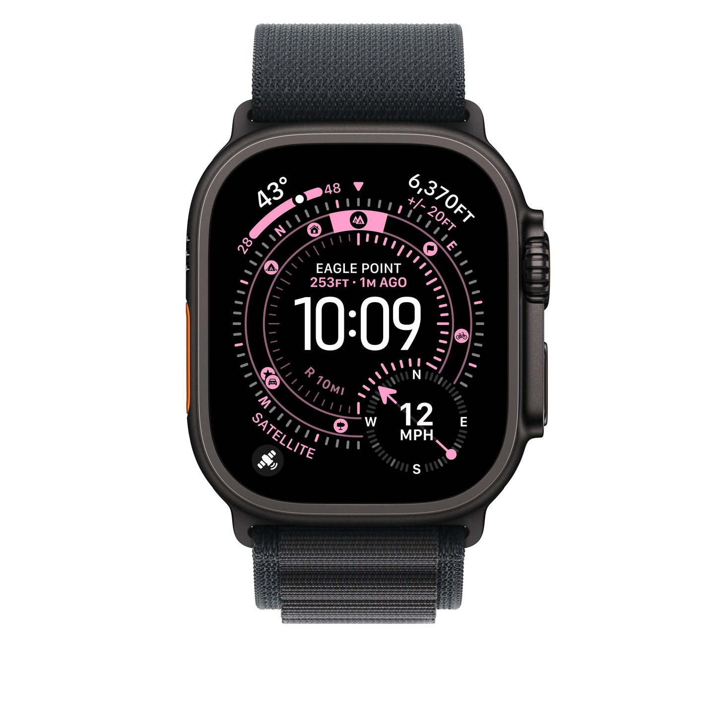 49mm Black Alpine Loop - Medium - Black Titanium Finish - iSTYLE RS