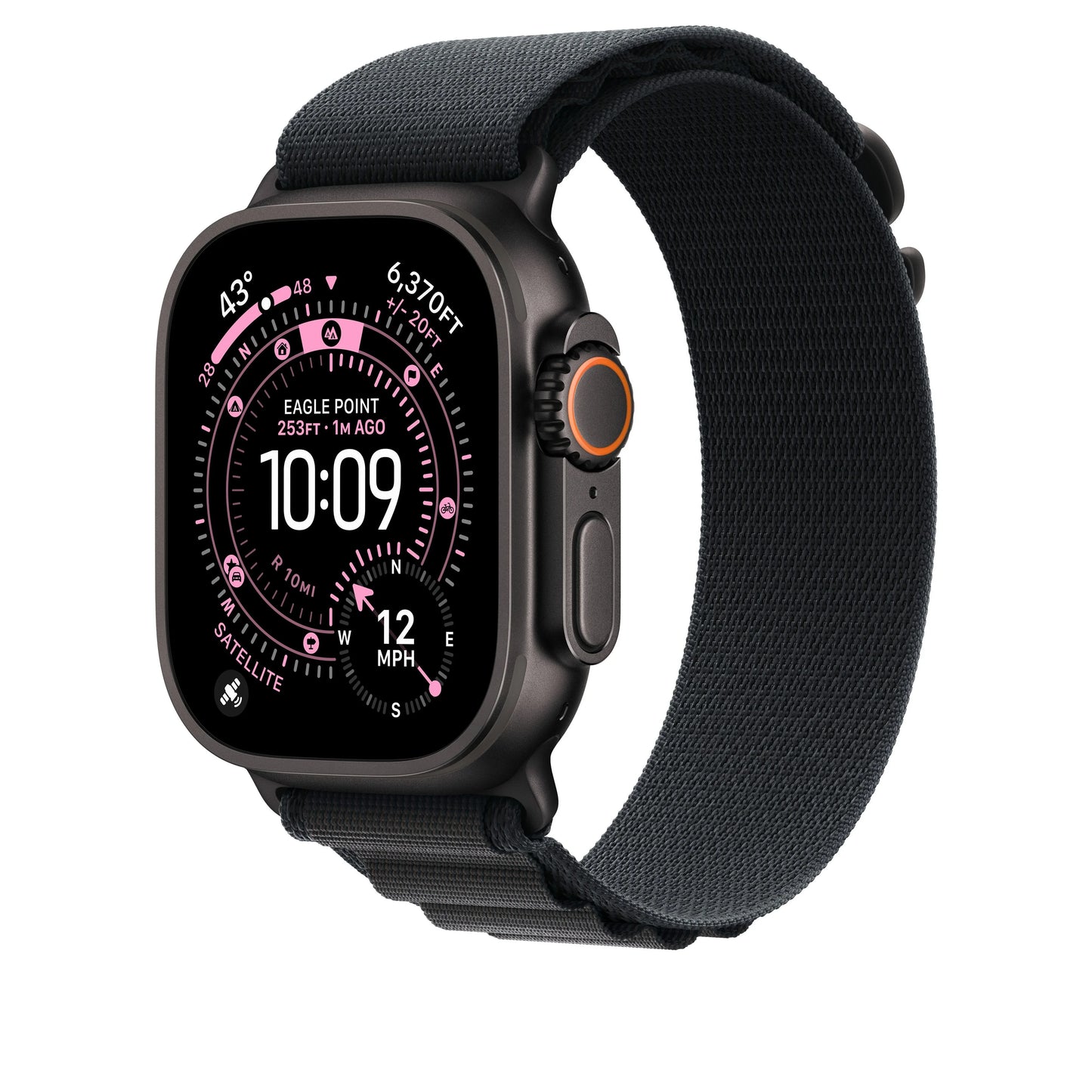 49mm Black Alpine Loop - Small - Black Titanium Finish - iSTYLE RS