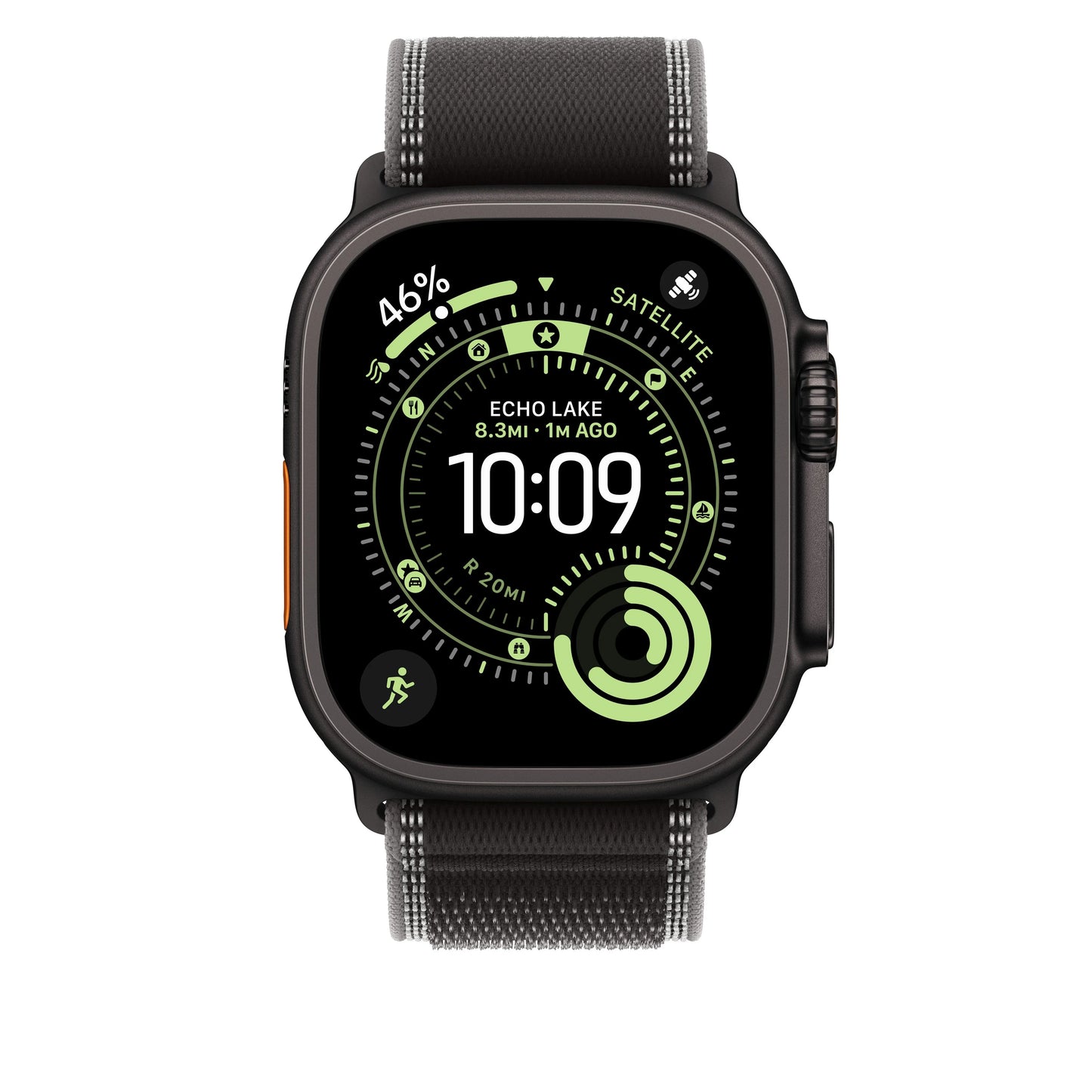 49mm Black/Charcoal Trail Loop - S/M - Black Titanium Finish - iSTYLE RS