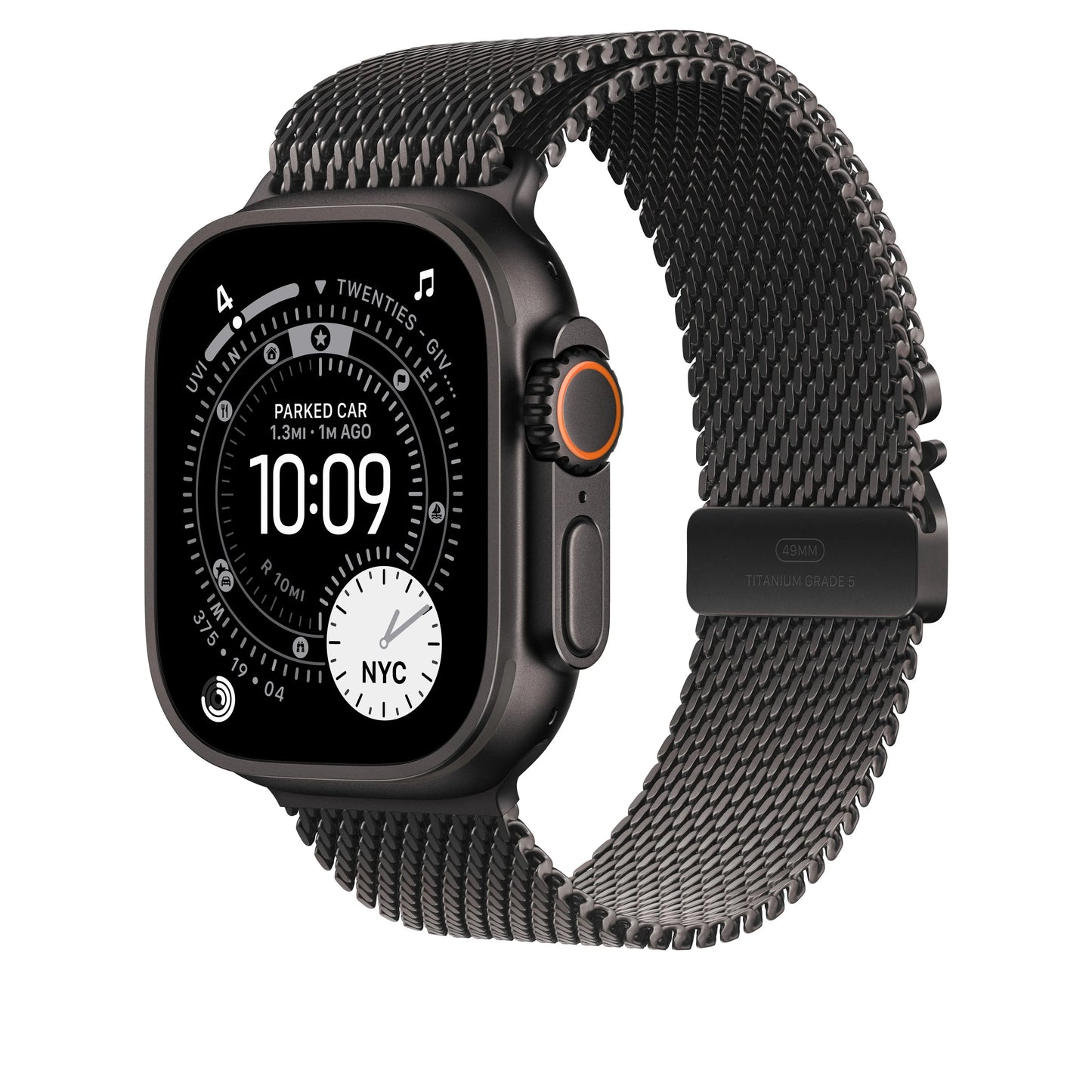 49mm Black Titanium Milanese Loop - Small - iSTYLE RS