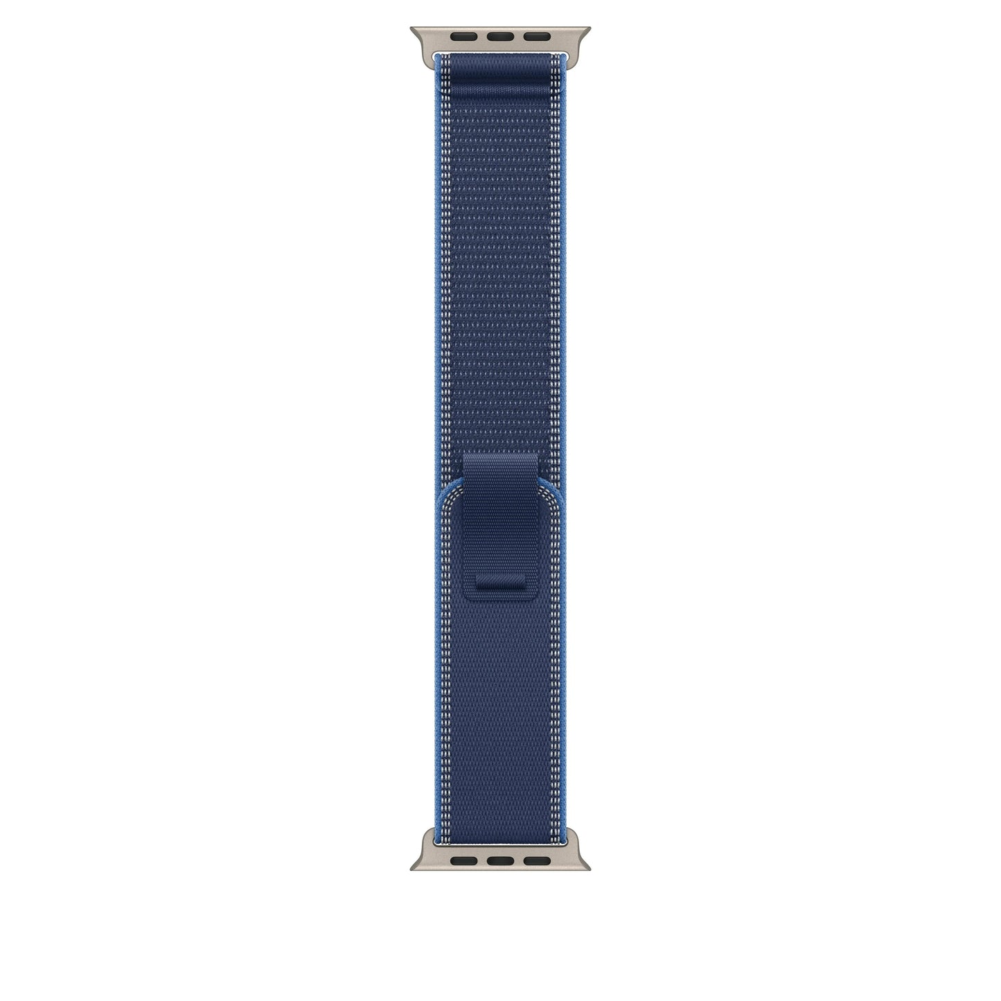49mm Blue/Bright Blue Trail Loop – M/L - Natural Titanium Finish - iSTYLE RS