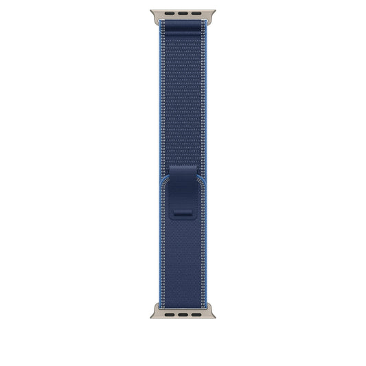 49mm Blue/Bright Blue Trail Loop – M/L - Natural Titanium Finish - iSTYLE RS