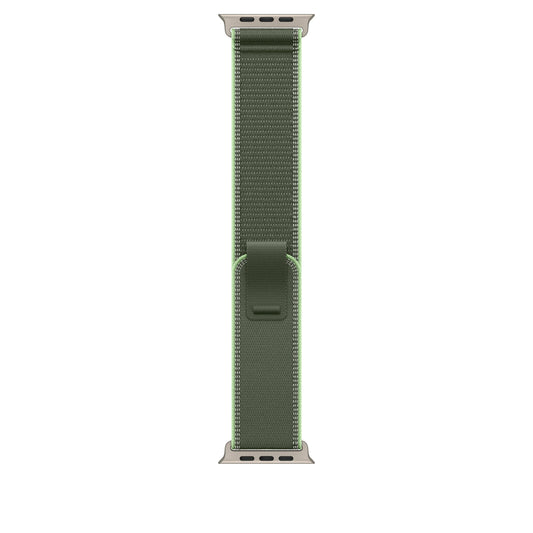 49mm Green/Neon Trail Loop – S/M - Natural Titanium Finish - iSTYLE RS