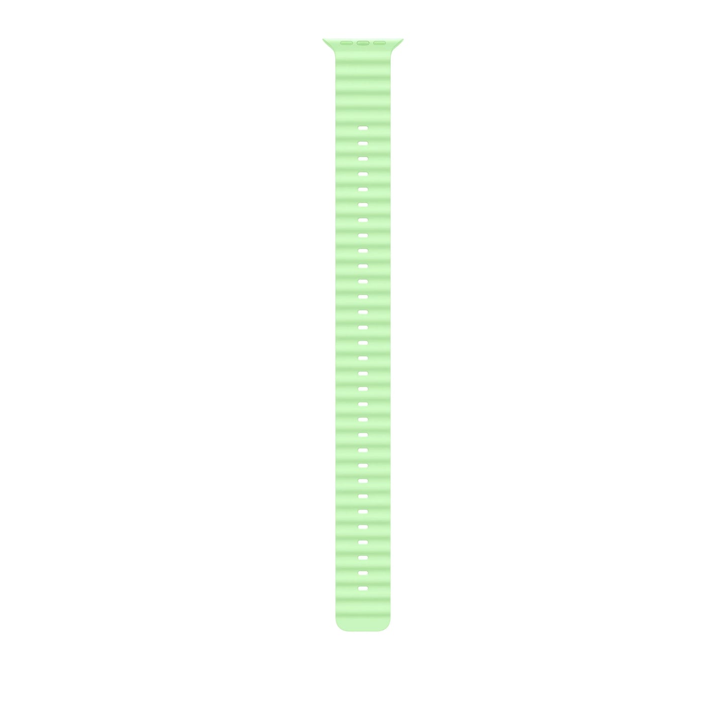 49mm Neon Green Ocean Band Extension - Black Titanium Finish - iSTYLE RS
