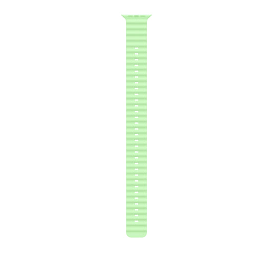 49mm Neon Green Ocean Band Extension - Black Titanium Finish - iSTYLE RS