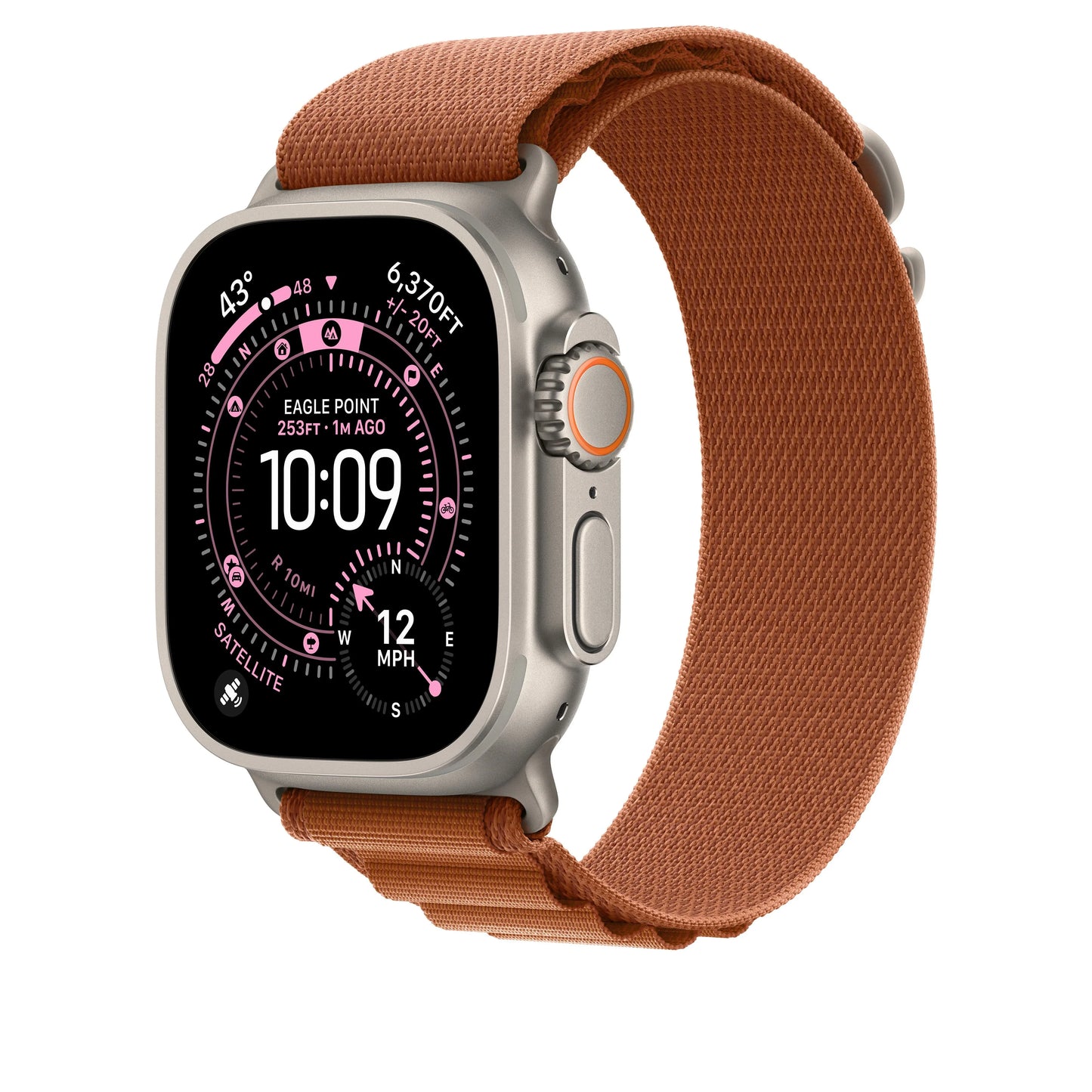 49mm Terracotta Alpine Loop - Small - Natural Titanium Finish - iSTYLE RS