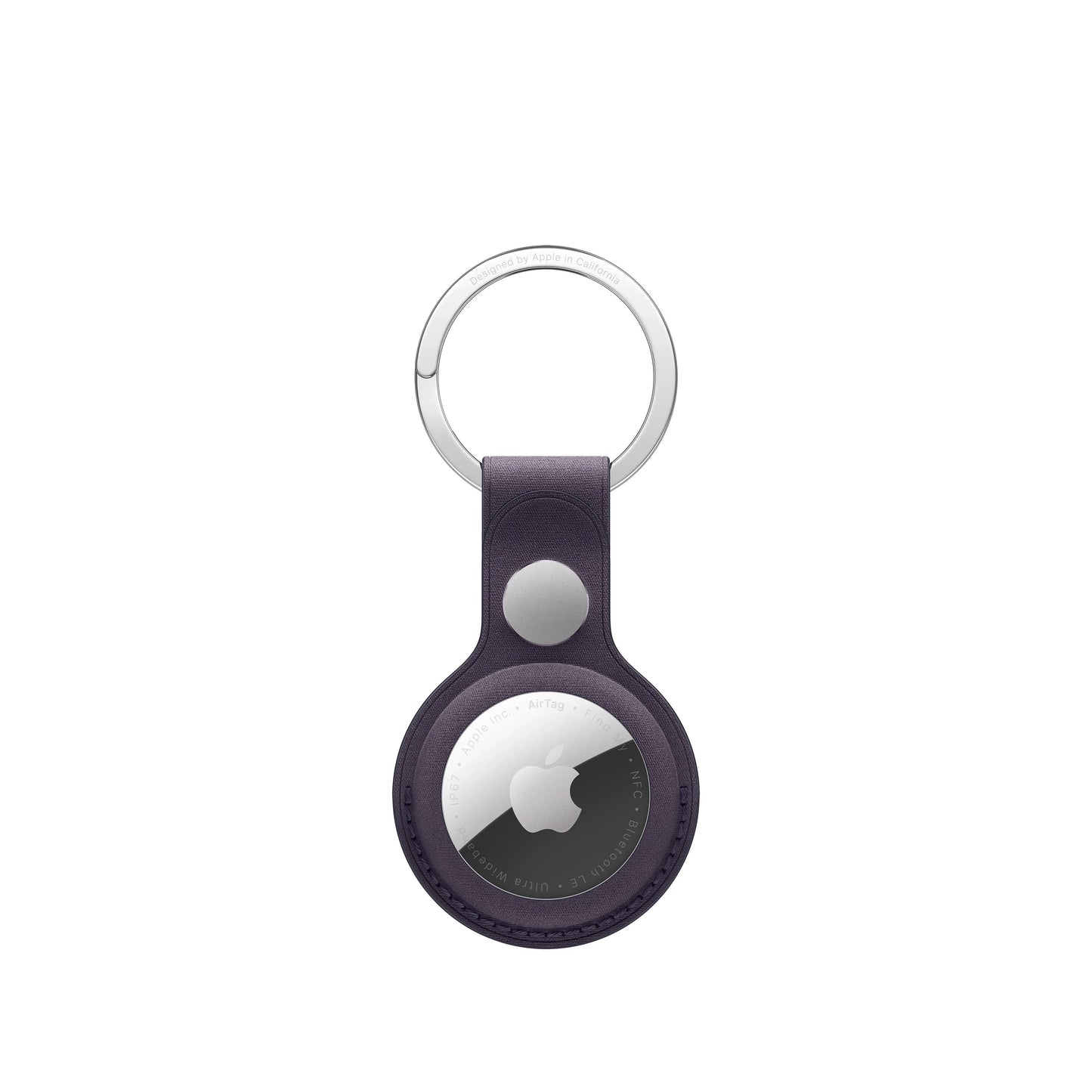 AirTag FineWoven Key Ring - Midnight Purple - iSTYLE RS