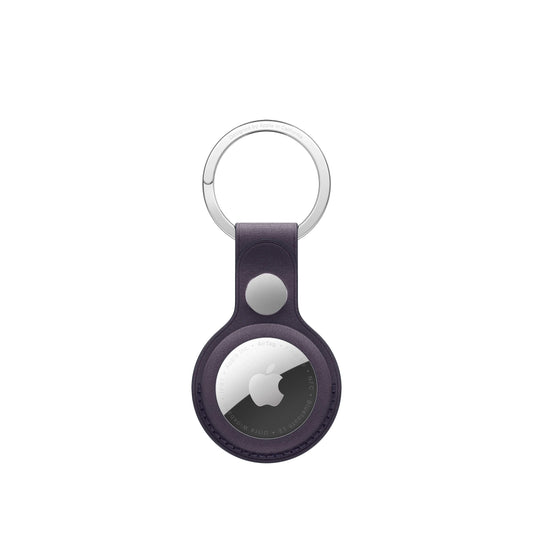 AirTag FineWoven Key Ring - Midnight Purple - iSTYLE RS