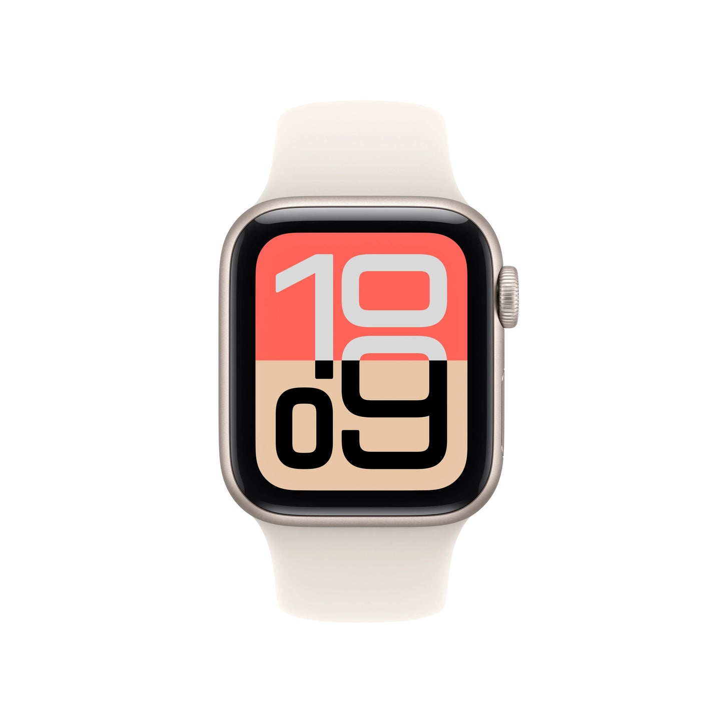 Apple Watch SE 3 GPS 40mm Starlight Aluminium Case with Starlight Sport Band - M/L - iSTYLE RS