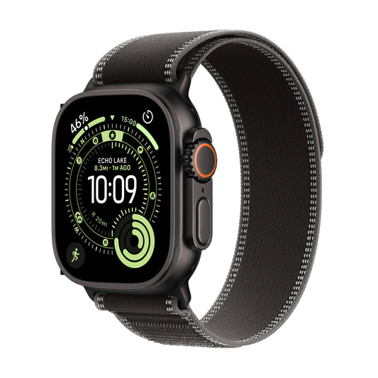 Apple Watch Ultra 3 GPS + Cellular 49mm Black Titanium Case with Black/Charcoal Trail Loop - S/M - iSTYLE RS