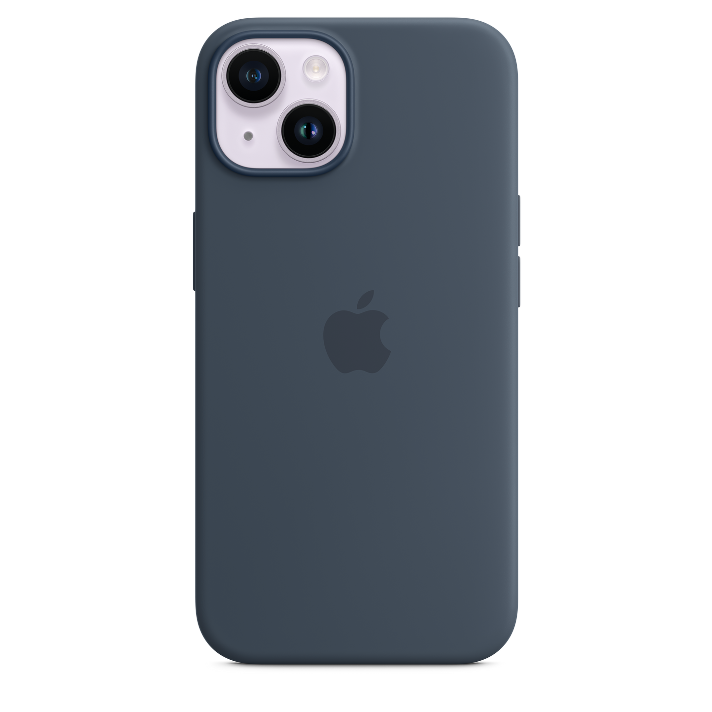 iPhone 14 Silicone Case sa MagSafe-om - Storm Blue - iSTYLE RS