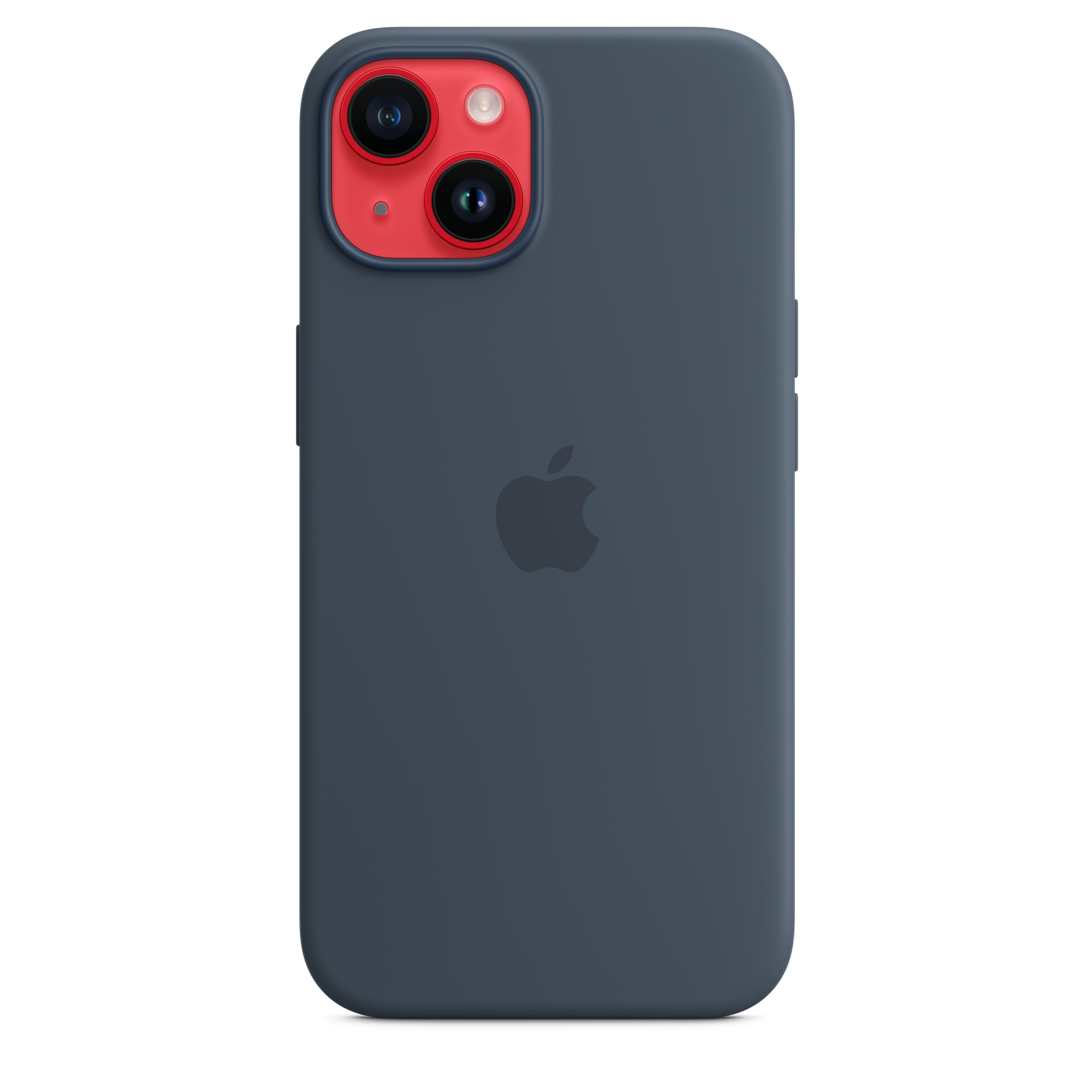 iPhone 14 Silicone Case sa MagSafe-om - Storm Blue - iSTYLE RS