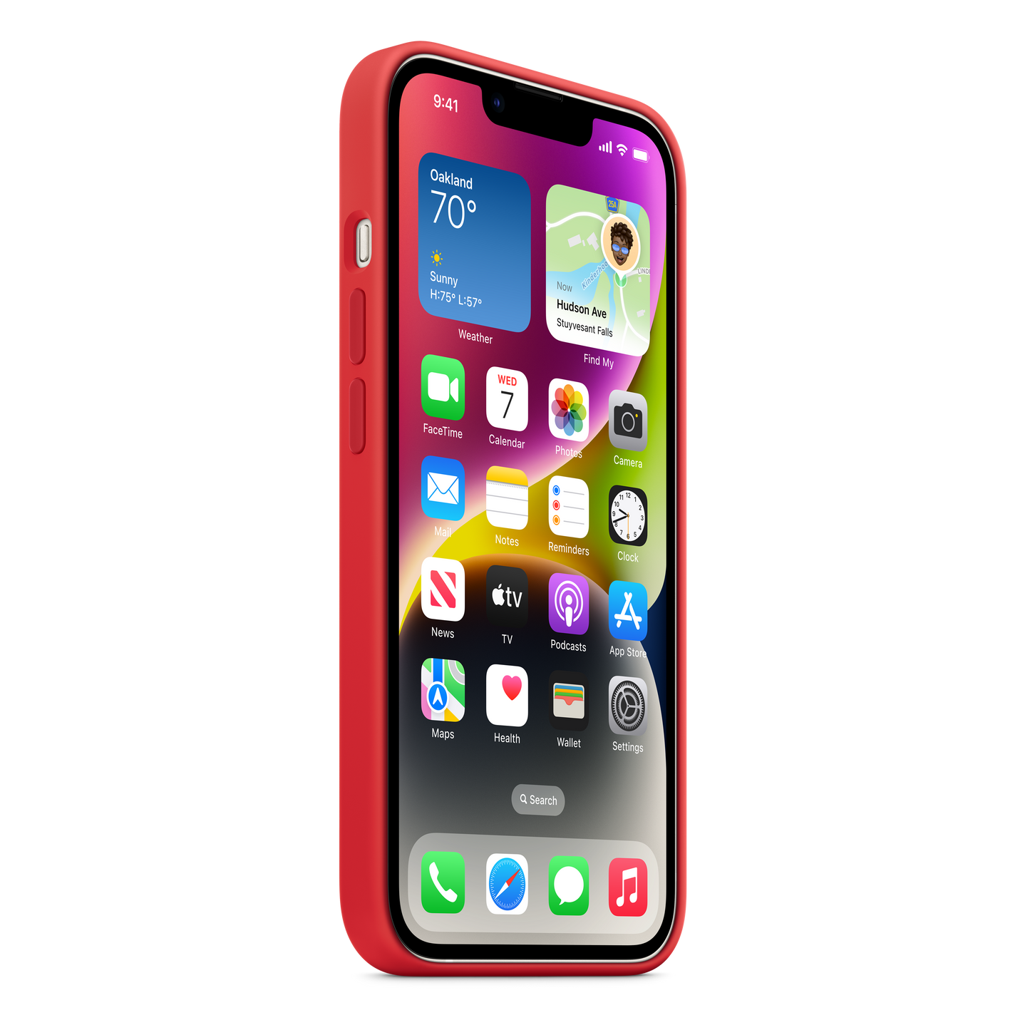 iPhone 14 Silicone Case sa MagSafe-om - (PRODUCT)RED - iSTYLE RS