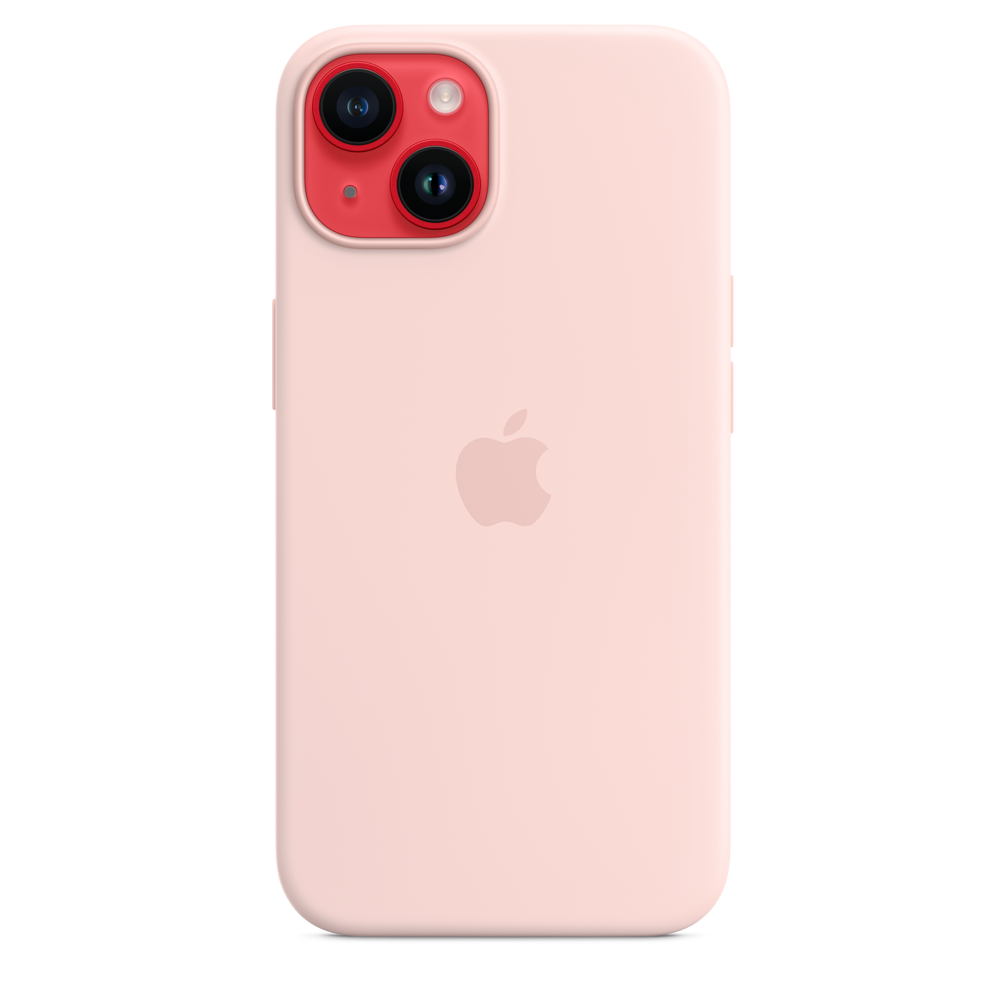 iPhone 14 Silicone Case sa MagSafe-om - Chalk Pink - iSTYLE RS