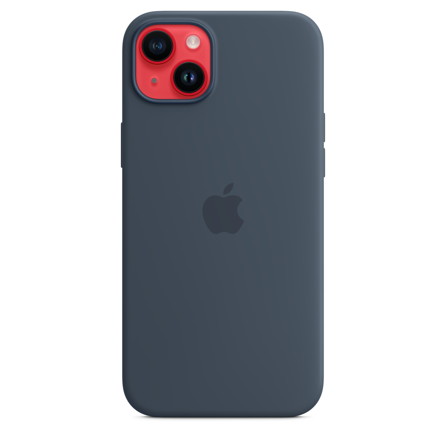 iPhone 14 Plus Silicone Case sa MagSafe-om - Storm Blue - iSTYLE RS