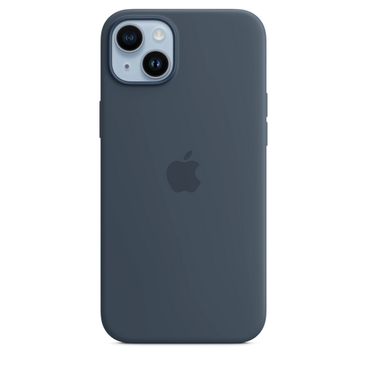 iPhone 14 Plus Silicone Case sa MagSafe-om - Storm Blue - iSTYLE RS