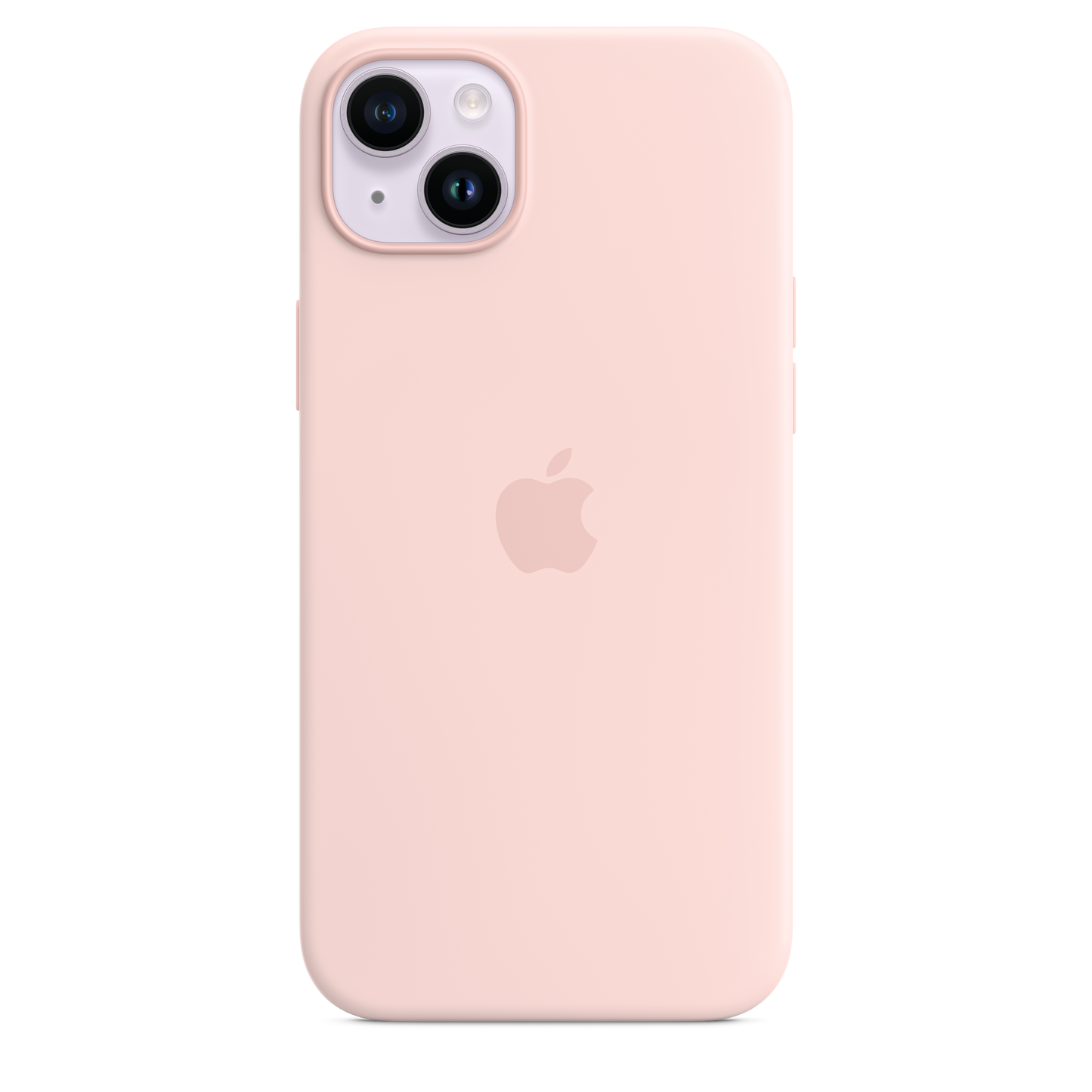 iPhone 14 Plus Silicone Case sa MagSafe-om - Chalk Pink - iSTYLE RS