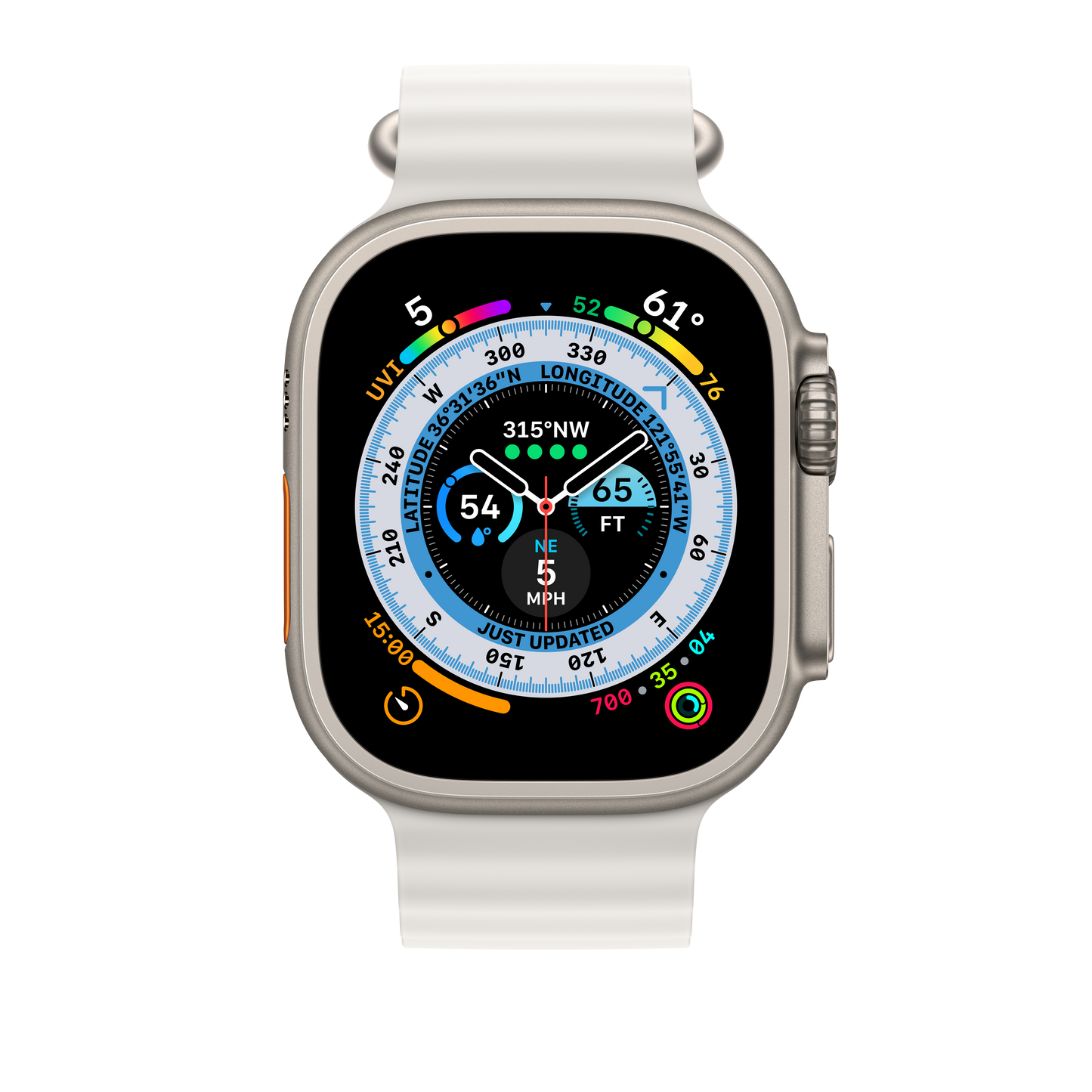49mm White Ocean Band Extension - iSTYLE RS