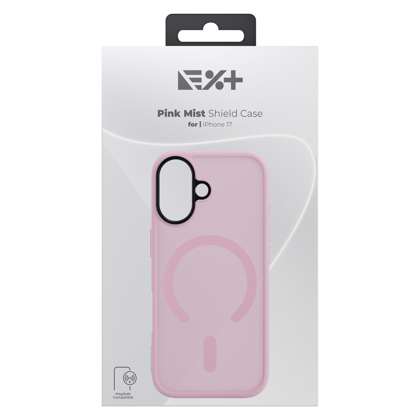 NOA Pink Mist Shield Case for iPhone 17 | MagSafe Compatible