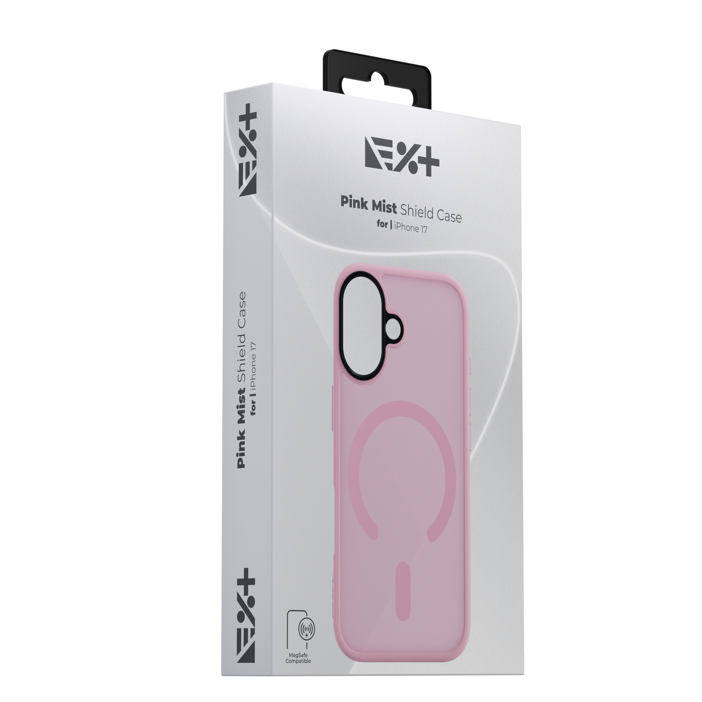 NOA Pink Mist Shield Case for iPhone 17 | MagSafe Compatible