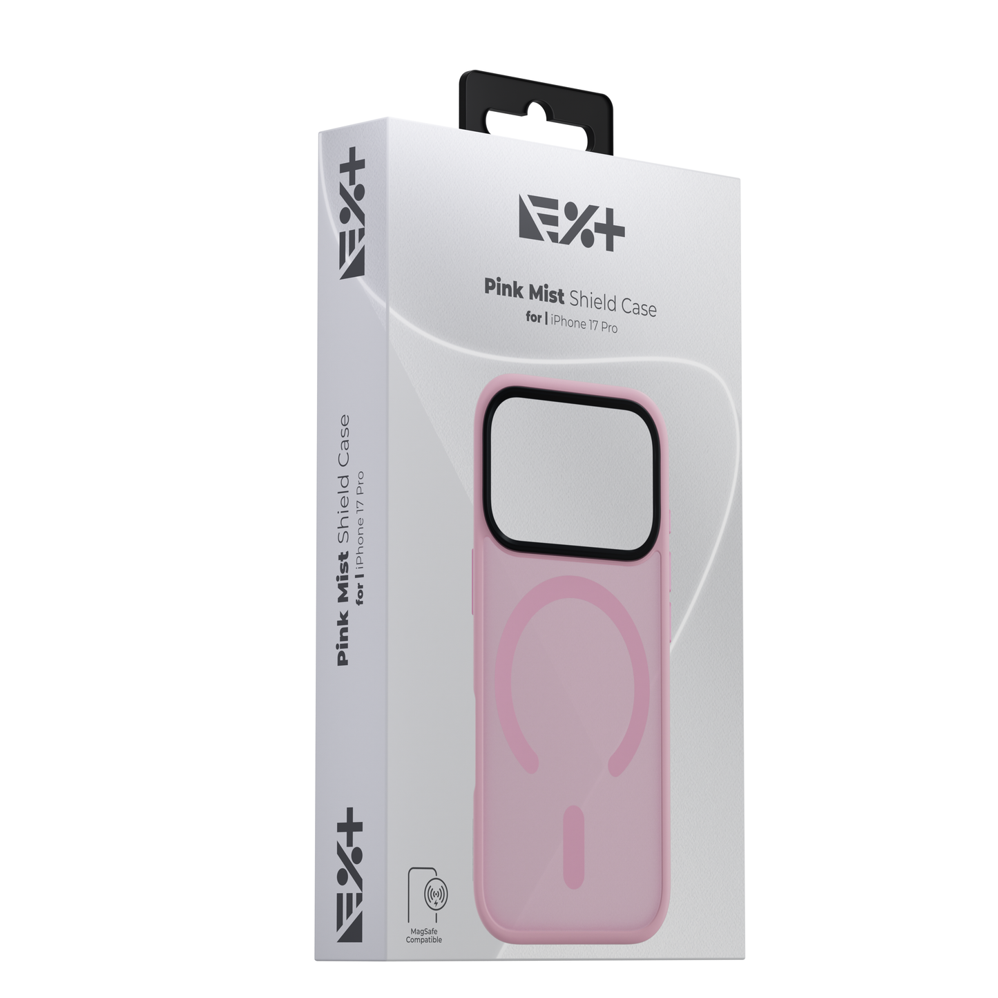 NOA Pink Mist Shield Case for iPhone 17 Pro | MagSafe Compatible