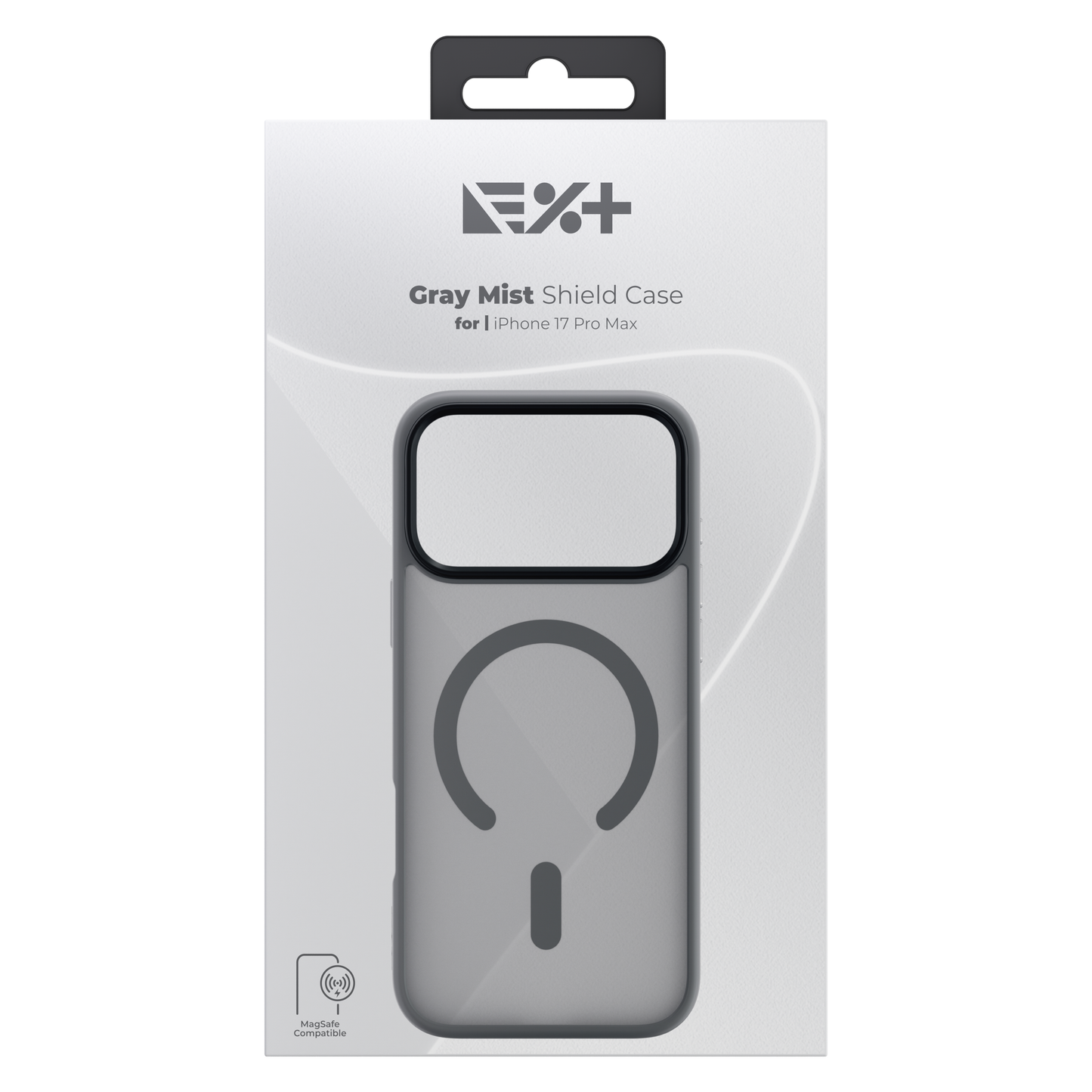 NOA Grey Mist Shield Case for iPhone 17 Pro Max | MagSafe Compatible
