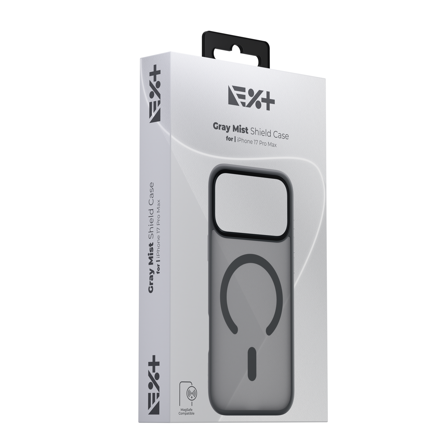 NOA Grey Mist Shield Case for iPhone 17 Pro Max | MagSafe Compatible