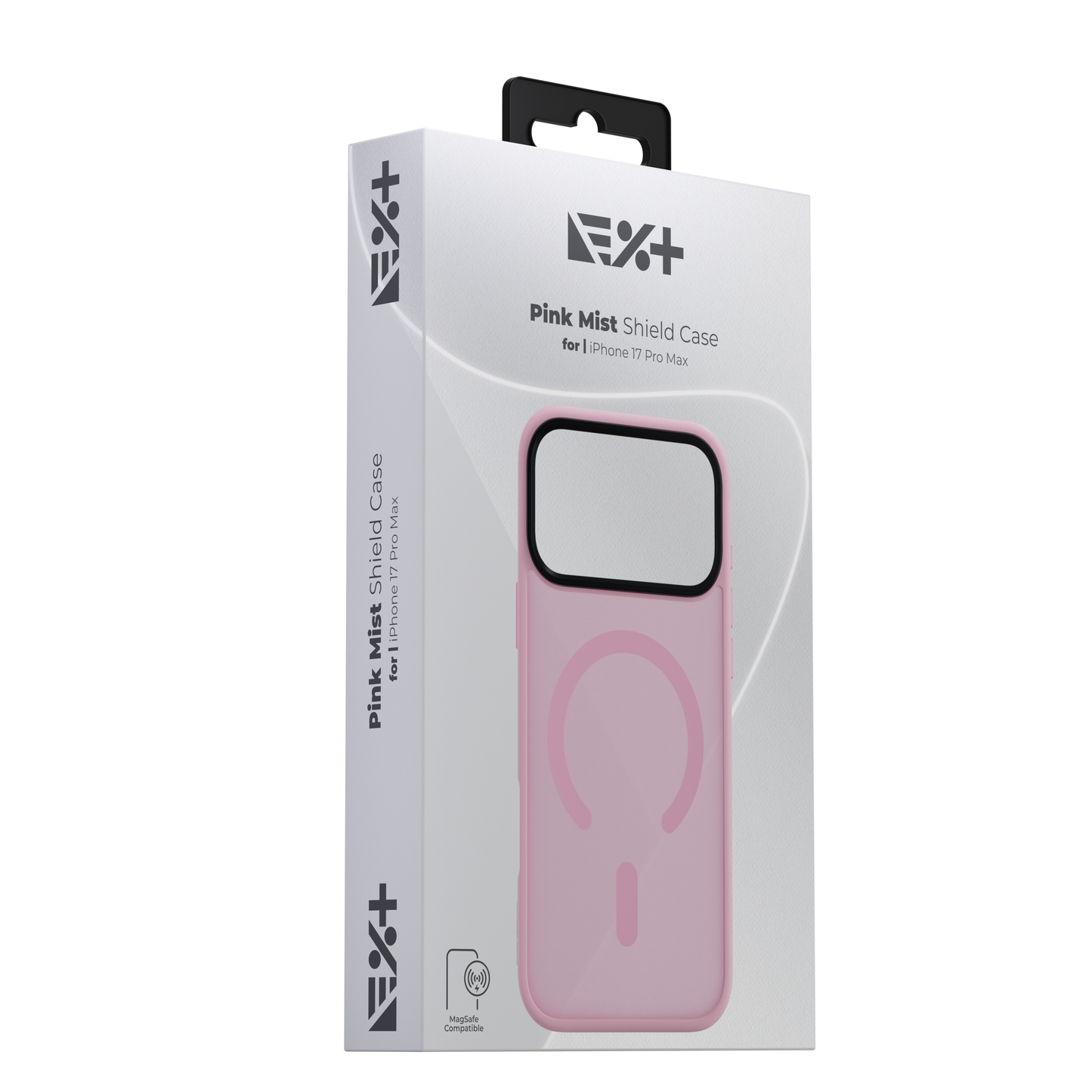 NOA Pink Mist Shield Case for iPhone 17 Pro Max | MagSafe Compatible
