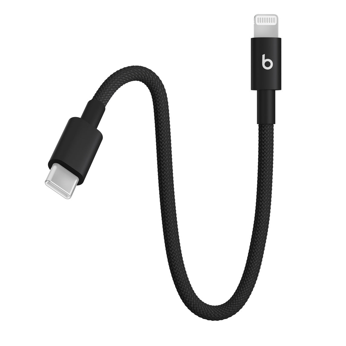 Beats USB-C to Lightning Woven Short Cable (20 cm) - Bolt Black