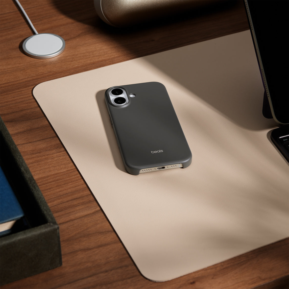 Beats iPhone 17 Case with MagSafe and Camera Control - Granite Gray