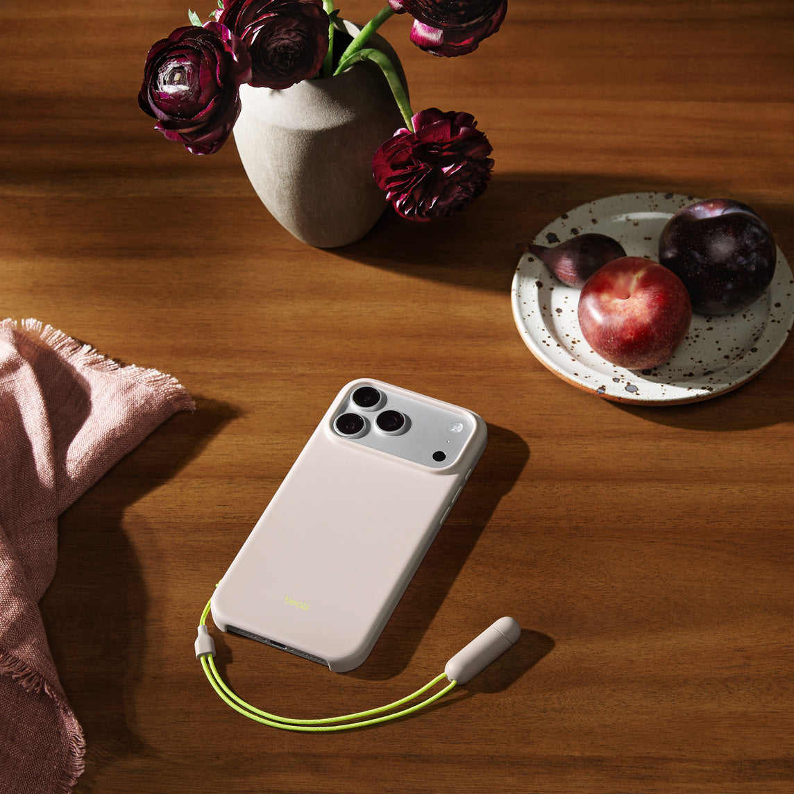 Beats iPhone 17 Pro Max Kickstand Case with MagSafe and Camera Control - Lime Stone