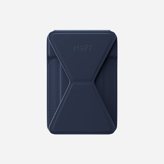 MOFT Snap-on Phone Stand & Wallet AERA (3 cards) - Navy Blue