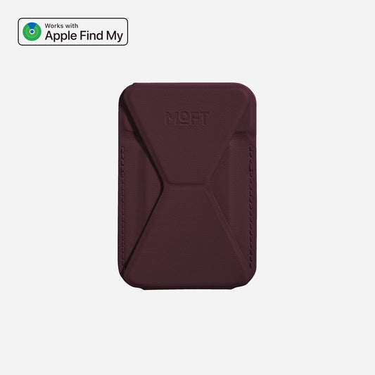 MOFT Trackable Wallet Stand (2 cards) - Cheery Lacquer