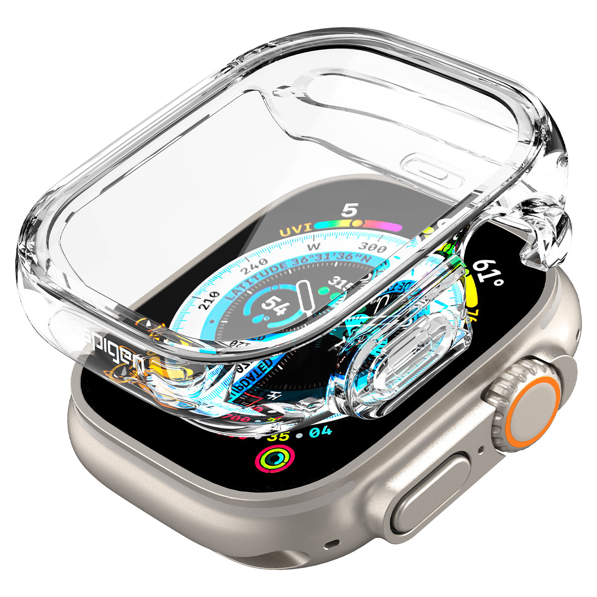 Spigen Ultra Hybrid, clear - Apple Watch Ultra 49mm - iSTYLE RS