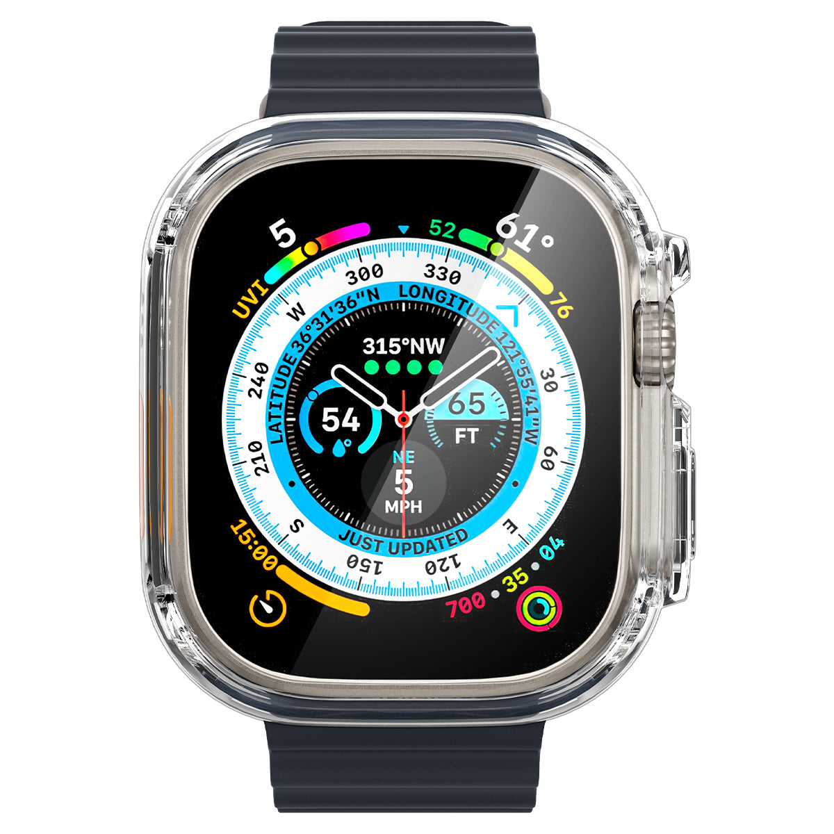 Spigen Ultra Hybrid, clear - Apple Watch Ultra 49mm - iSTYLE RS