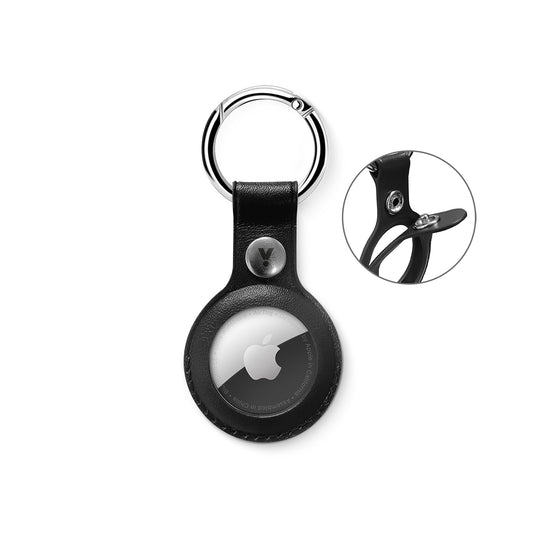 iStyle Leather Case for AirTag - black - iSTYLE RS