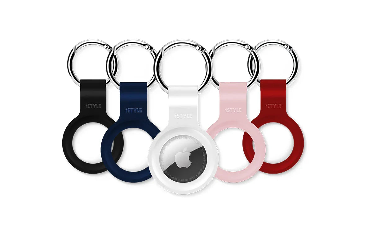 iStyle Silicone Case za AirTag - Black, White, Blue, Red - iSTYLE RS