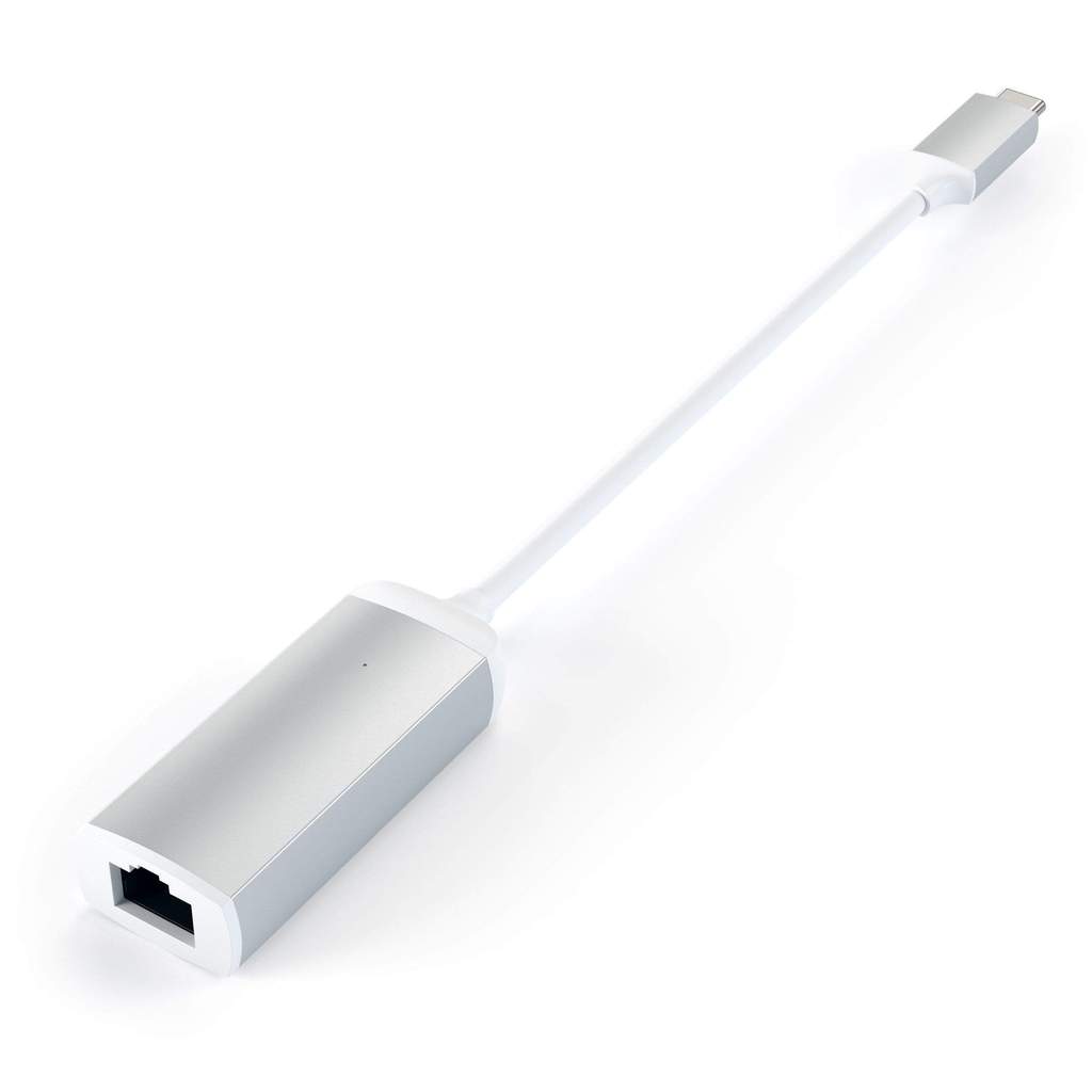 SATECHI Type-C Gigabit Ethernet Adapter - Silver - iSTYLE RS
